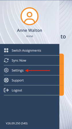 Side Menu Settings
