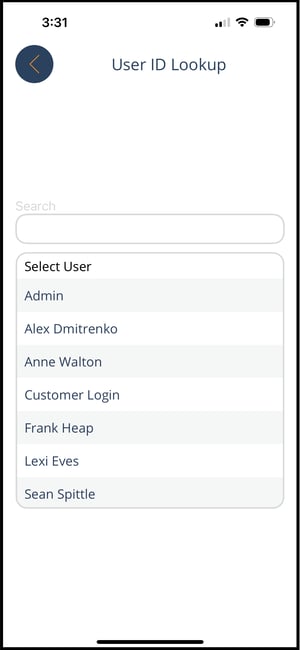 User ID Lookup