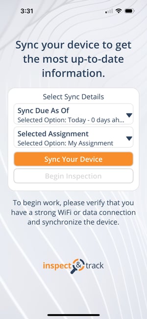 Sync Screen